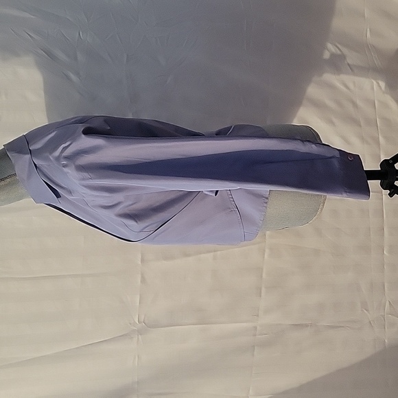 Ann Taylor Women Stylish Lilac 100% Silk Wrap Tie Blouse, Size: 6P - Picture 5 of 7